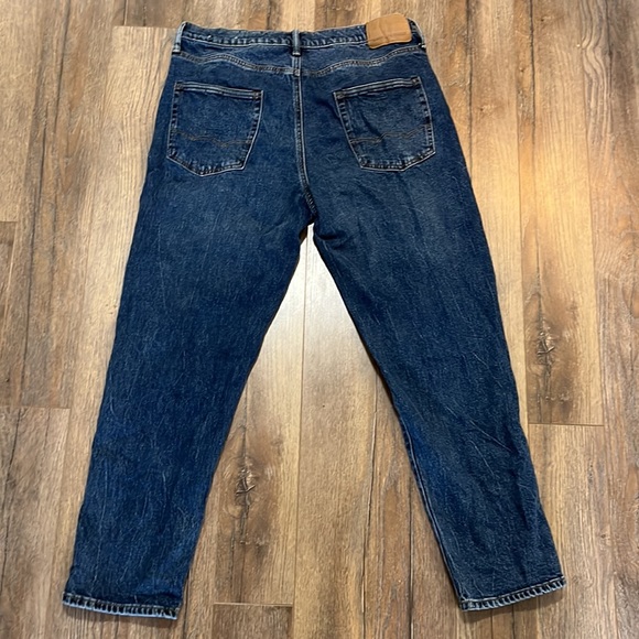 AEO loose fit dark wash jeans - Picture 4 of 4